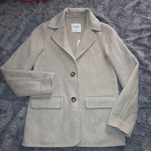Abercrombie Wool Blend Blazer Jacket XXS